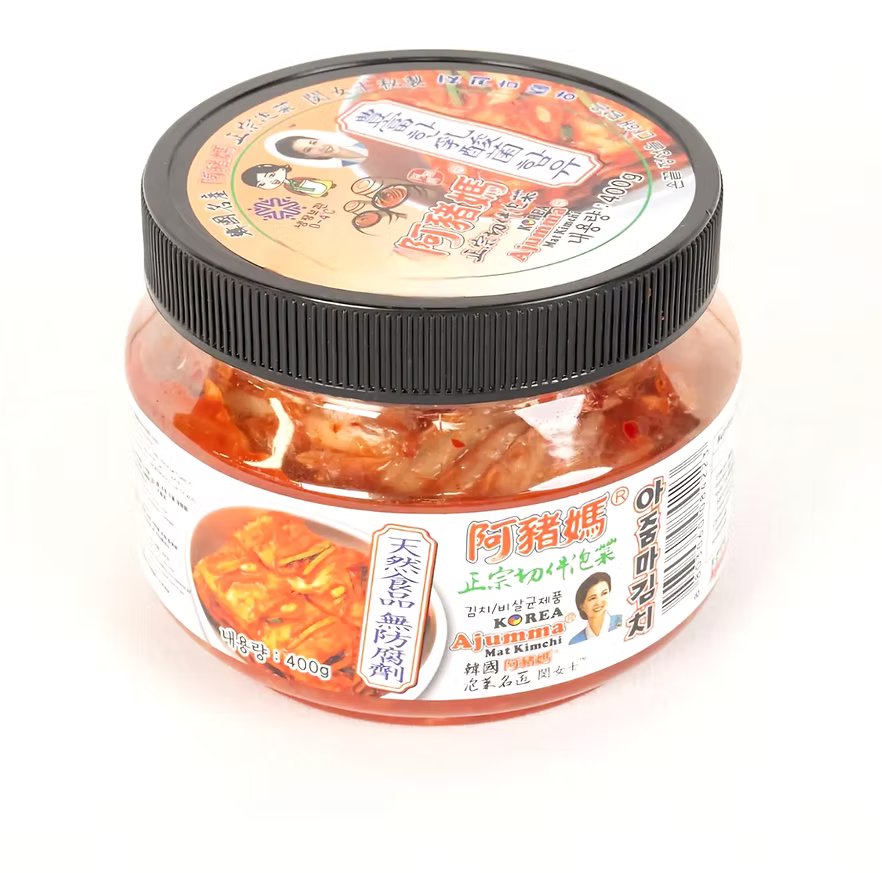 【鮮:0-4度保存】阿豬媽正宗韓國蘿蔔泡菜 (400g) | 極致爽脆、清甜甘香、韓式經典(韓國傳統工藝、開胃涼菜首選、解膩神配菜、居家韓食必備)