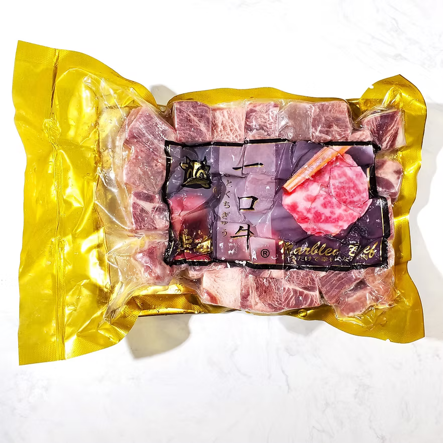 熊本一口牛肉粒 (380g) | 氣炸/香煎 3 分鐘爆汁免放油、雪花均勻肉質極嫩(蒜片黑椒一口牛首選) (副本)