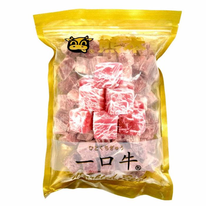 熊本一口牛肉粒 (2磅) | 氣炸/香煎 3 分鐘爆汁免放油、雪花均勻肉質極嫩(蒜片黑椒一口牛首選)