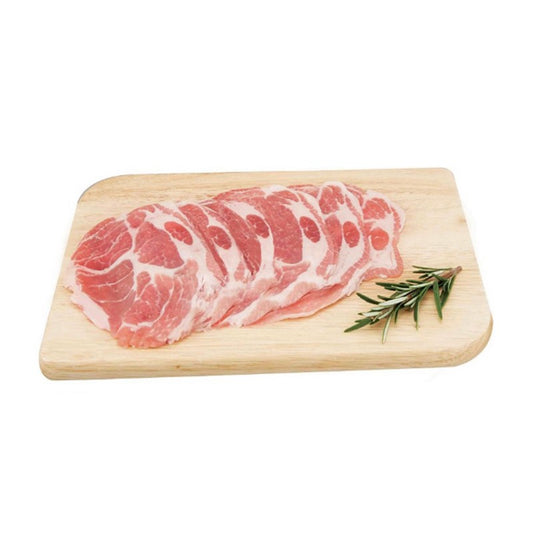 丹麥 Danish Crown 無激素豬梅肉片 (200g) | 丹麥皇冠頂級品牌、無激素安全認證優質豬梅花(油花分佈均勻、肉質軟嫩多汁,輕鬆打造健康美味的家常快炒與火鍋肉片)