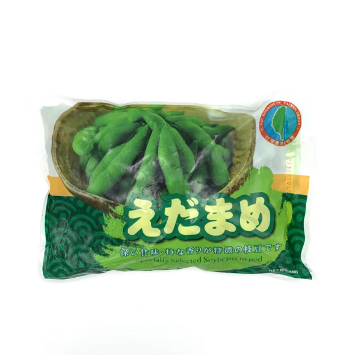 台灣枝豆 (450g) ｜ 粒粒飽滿、鮮甜豆香、爽脆口感（經典下酒菜/追劇零嘴、高蛋白健康配菜、家庭常備美味）