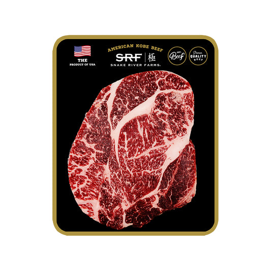 🇺🇸美國SRF金標和牛肩胛肉眼扒 (300g) ｜ 和牛級細膩油脂、肉味濃郁深邃、極致爆汁口感（居家高端西餐首選、品味生活犒賞）