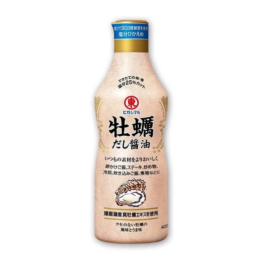 🇯🇵日本東字牌特選牡蠣醬油 (400ml) ｜ 日本廣島嚴選新鮮牡蠣濃縮精華、傳統釀造回甘淡色醬油（鮮甜不死鹹一匙入魂，輕鬆打造日式蒸魚、鮮美炒菜與頂級料理饗宴）