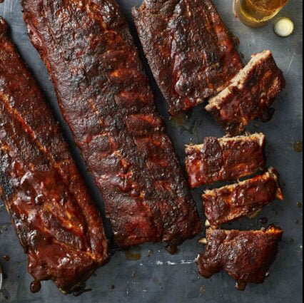 🇺🇸美國SEABOARD醬燒BBQ豬仔骨 (約1.4kg/ 已醃味生肉)｜ 美國知名大廠優選、秘製醬汁入味、加熱即食美式派對首選（肉質厚實軟嫩、醬香濃郁、輕鬆在家享受餐廳級炭烤美味）