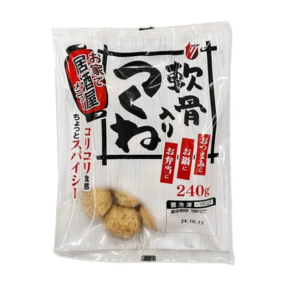 🇯🇵日本博多華味烏雞軟骨丸子串 (5串/240g) ｜ 日本九州博多華味鳥名店官方風味、珍貴烏雞配搭爽脆雞軟骨（氣炸鍋/烤箱簡單加熱即食、口感彈牙爽脆，輕鬆還原日式居酒屋極品串燒）