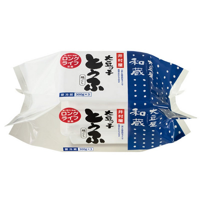 🇯🇵日本井村屋和藏豆腐 (300g x 2入裝) ｜ 日本百年老字號井村屋、嚴選優質大豆與傳統職人製豆腐工藝黃金比例（口感綿密細緻豆香濃郁純粹，輕鬆打造日本道地冷奴豆腐與精緻家常饗宴）