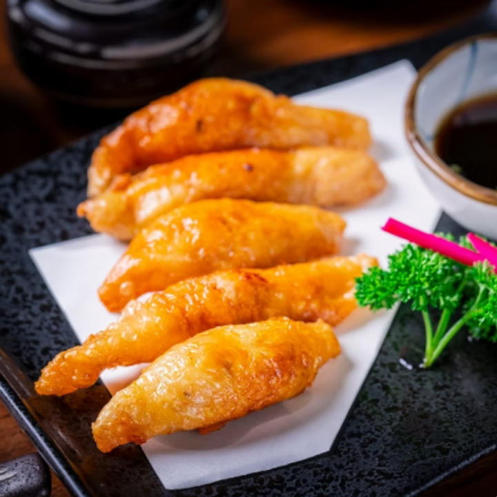 MannaJ雞皮餃子 (500g/約14-17隻) ｜ 雞皮超酥脆、肉汁飽滿爆漿、邪惡宵夜神物（嚴選鮮美肉餡、氣炸鍋/油炸專用、派對小食首選、輕鬆還原居酒屋級美味）