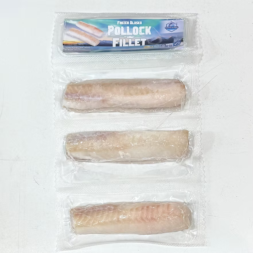 🇺🇸美國阿拉斯加野生狹鱈魚柳 (3件裝/300g) ｜ 極致高蛋白幾近零脂肪、純淨深海野生捕撈（健身減脂控油首選）