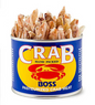 印尼BOSS罐裝蟹鉗肉 (CLAW/16oz) ｜ 嚴選純蟹鉗肉、肉質結實彈牙鮮甜、高級海鮮料理首選（進口優質罐頭海鮮、炒飯/蟹肉粥/義大利麵必備、輕鬆還原餐廳級美味）