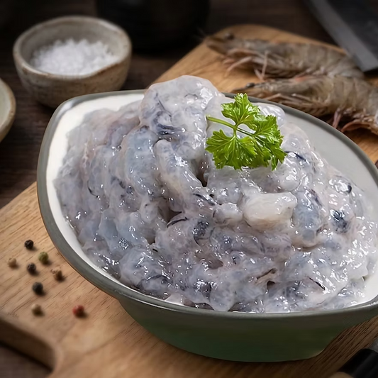 93%黑虎蝦蝦滑 (150g) ｜ 極致高純度蝦肉、爽脆彈牙、真材實料（火鍋/蝦多士/煎蝦餅必備、鮮甜多汁、五星級美味）