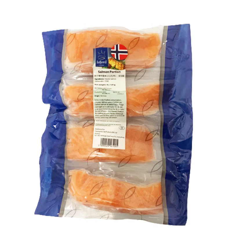 🇳🇴挪威三文魚柳 (4件裝/110g x4) ｜ 挪威純淨冷海域、油脂甘香肉質細嫩、健康減脂/Omega-3首選（嚴選頂級冷凍海鮮、香煎/氣炸/烤箱專用、輕鬆還原餐廳級美味）