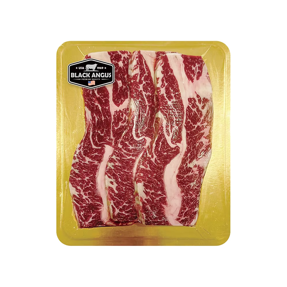 🇺🇸美國安格斯牛小排扒 (400g) ｜ 大理石紋均勻油花、肉質軟嫩多汁、頂級西餐牛排首選（嚴選優質進口安格斯牛、香煎/烤箱專用、輕鬆還原牛扒房美味）