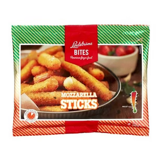 荷蘭Lindstroms水牛芝士條 (250g) ｜ 極致牽絲、外酥內濃、邪惡拉絲神物（嚴選優質水牛芝士、氣炸/焗爐專用、派對小食下午茶首選、輕鬆還原餐廳級美味）