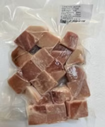 巴西豬肉眼粒 (1磅) ｜ 巴西優質進口豬肉、精選豬肉眼部位扎實啖啖肉、高蛋白寵物鮮食首選（肉質鮮嫩無腥味、已切粒免刀工，輕鬆製作毛孩鮮食與惹味家常小炒）
