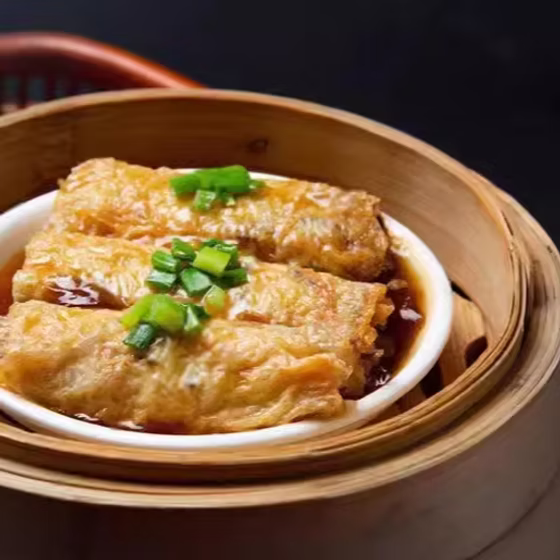 橫濱中華街雞絲腐皮卷 (10件裝) ｜ 腐皮酥脆豆香、內餡鮮嫩紮實、口感豐富（日式中華風味、精緻點心/配菜首選、氣炸鍋/煎炸皆宜、隨時享受地道香脆美味）