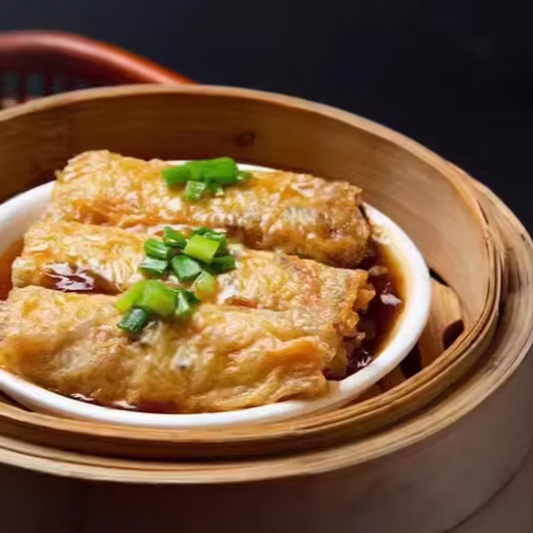 橫濱中華街雞絲腐皮卷 (10件裝) ｜ 腐皮酥脆豆香、內餡鮮嫩紮實、口感豐富（日式中華風味、精緻點心/配菜首選、氣炸鍋/煎炸皆宜、隨時享受地道香脆美味）
