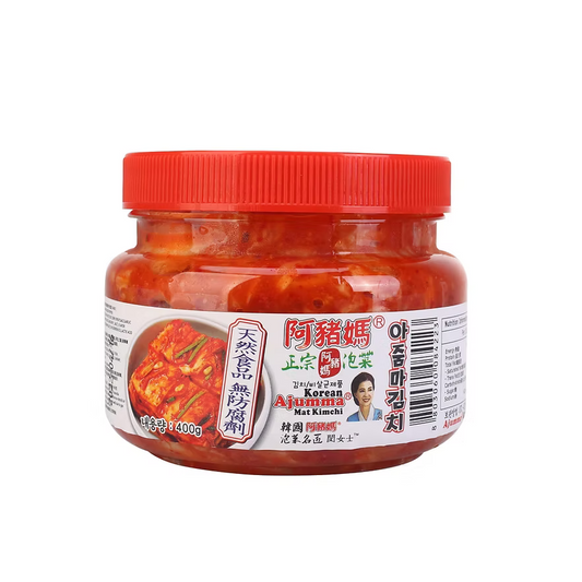 【鮮：0-4度保存】阿豬媽正宗韓國原味泡菜 (400g) ｜ 正宗韓式風味、鮮脆開胃、解膩神器（快速備餐、拌飯/煮鍋百搭、家庭冰箱必備、健康發酵食品）