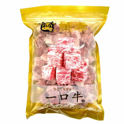 熊本一口牛肉粒 (2磅) ｜ 氣炸/香煎 3 分鐘爆汁免放油、雪花均勻肉質極嫩（蒜片黑椒一口牛首選）