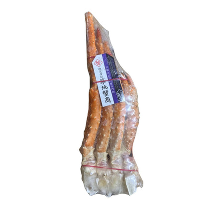 4L築地熟帝王蟹腳 (約700g) ｜ 4L超巨型飽滿蟹腳、築地嚴選專業熟凍鎖鮮（解凍即食或打邊爐皆宜、肉質絲絲分明鮮甜，輕鬆打造豪華派對與節慶海鮮饗宴）