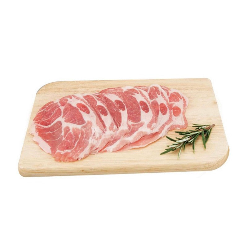 丹麥 Danish Crown 無激素豬梅肉片 (200g) ｜ 丹麥皇冠頂級品牌、無激素安全認證優質豬梅花（油花分佈均勻、肉質軟嫩多汁，輕鬆打造健康美味的家常快炒與火鍋肉片）