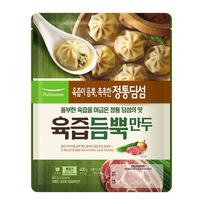 韓國圃木園上湯小籠包 (400g) ｜ 皮薄湯鮮、餡料鮮美、濃郁肉汁（韓國人氣速食、餐廳級美味居家即享、極速蒸煮/微波、早餐宵夜必備）