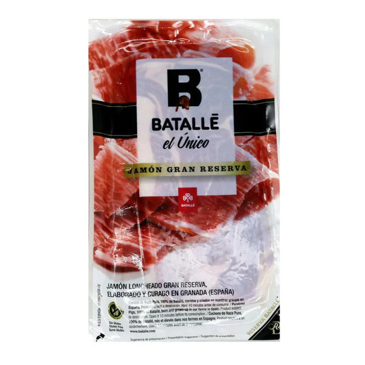 🇪🇸西班牙Batalle杜洛克風乾火腿(100g)｜ 西班牙國寶級杜洛克黑豬血統、傳統工藝長時間自然風乾熟成（大理石紋油花入口即化、鹹香回甘免烹調即食，輕鬆打造頂級西班牙TAPAS與微醺餐酒饗宴）