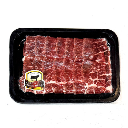 🇺🇸美國安格斯牛頸脊片 (200g精裝) ｜ 美國認證安格斯牛肉、大理石般完美油花、打邊爐火鍋頂級首選（肉質極致軟嫩、牛香濃郁入口即化，輕鬆在家享受高級火鍋店的奢華享受）