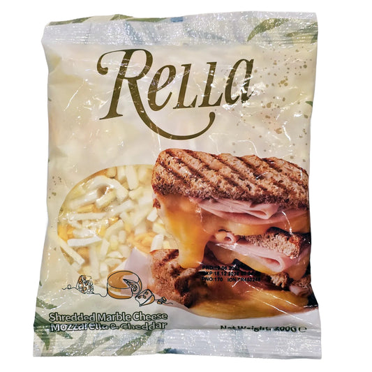土耳其Rella雙色芝士碎 (200g) ｜ 水牛Ｘ車打雙重濃郁、極致拉絲、烘焙料理必備（嚴選優質乳酪、焗爐/微波專用、自家Pizza/焗烤首選、輕鬆還原餐廳級美味）