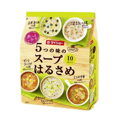 🇯🇵日本 Daisho 即沖粉絲湯 (10) ｜ 日本知名大廠Daisho嚴選暖心湯頭、Q彈滑順低卡綠豆粉絲（沖泡即食暖胃無負擔，輕鬆打造辦公室快手午餐與深夜低卡宵夜饗宴）