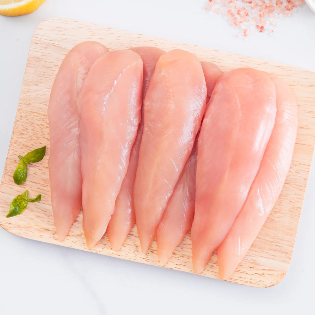 精選嫩滑雞柳 (1kg 大包裝) ｜ 肉質細膩、鮮嫩多汁、無筋易處理（居家常備靈魂食材、快炒/西式料理百搭、寵物亦可食用）