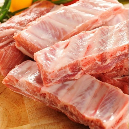 波蘭金沙骨 (400g) ｜ 歐洲優質進口豬肉、肥瘦相間肉香濃郁、家常蒸烤首選（肉質鮮嫩多汁無腥味、輕鬆製作豉汁蒸排骨與椒鹽金沙骨）