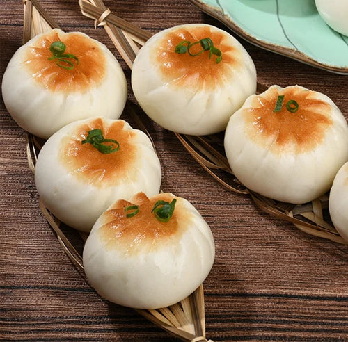 橫濱中華街雞肉生煎包 (12個裝) ｜ 底部金黃酥脆、雞肉鮮嫩多汁、層次豐富（日式中華風味、熱銷冷盤/點心首選、氣炸鍋/煎鍋加熱即享、極致口感體驗）
