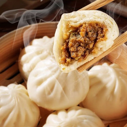 橫濱中華街鮮香牛肉包 (12個裝) ｜ 皮軟餡香、肉汁豐盈、地道日式中華味（經典名店風味、嚴選牛肉餡、早餐/宵夜首選、加熱即食超方便）