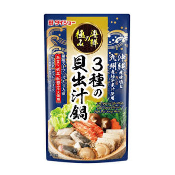 日本Daisho三種貝類九州柚子風味火鍋湯底(750g)