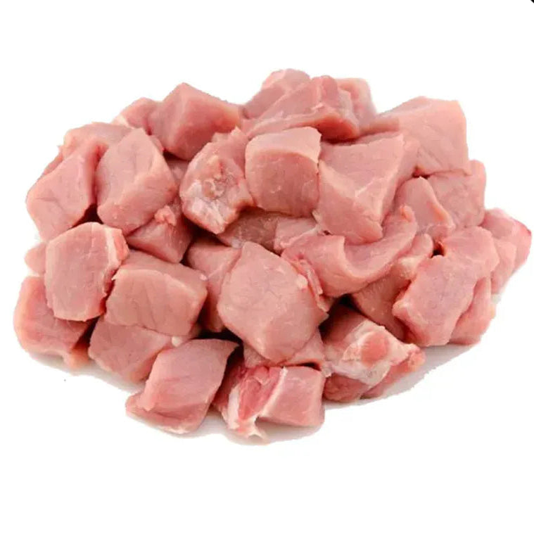 巴西豬肉眼粒 (1磅) ｜ 巴西優質進口豬肉、精選豬肉眼部位扎實啖啖肉、高蛋白寵物鮮食首選（肉質鮮嫩無腥味、已切粒免刀工，輕鬆製作毛孩鮮食與惹味家常小炒）