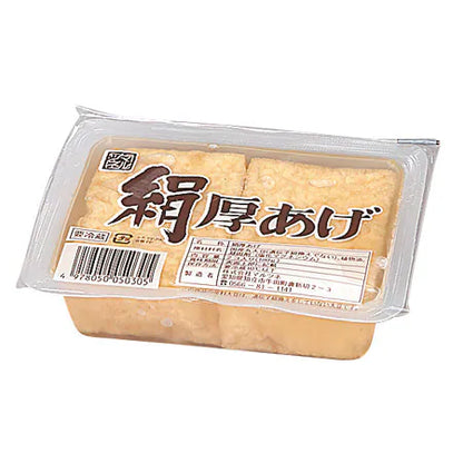 🇯🇵日本無添加油炸厚豆腐 (180g) ｜ 日本傳統職人嚴選大豆工藝、100%無添加化學成分與天然植物油慢炸（外皮金黃酥脆內裡軟嫩多汁吸汁力極強，輕鬆打造日式關東煮、味噌湯與家常美饌饗宴）
