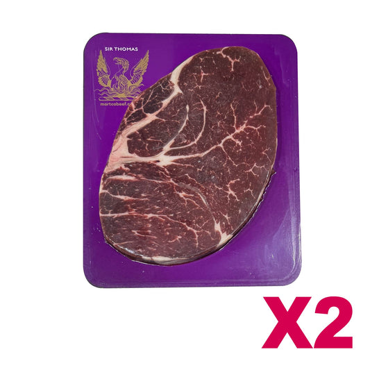 【2件】🇦🇺澳洲紫鳳凰臀肉芯牛扒 (300g x2) ｜ 澳洲頂級紫鳳凰(Purple Phoenix)牛血統、稀少珍貴臀肉芯(Picanha)部位（肉質軟嫩多汁、黃金油花香氣四溢，輕鬆打造頂級扒房級牛排與微醺饗宴）