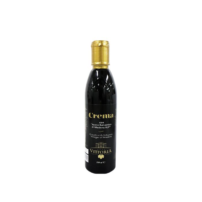 🇮🇹意大利 Modena Crema 濃醋 (250ml) ｜ 意大利摩德納(Modena)正宗IGP認證、頂級巴薩米克濃縮釉醬(Crema)（質地如蜜絲滑濃稠、天然果香酸甜平衡，輕鬆打造米芝蓮級牛排沙律與餐桌奢華饗宴）