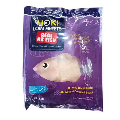 🇳🇿HOKI 紐西蘭野生鱈魚柳 (400g) ｜ 純淨深海野生捕撈、極致高蛋白低脂（健身減脂優選）